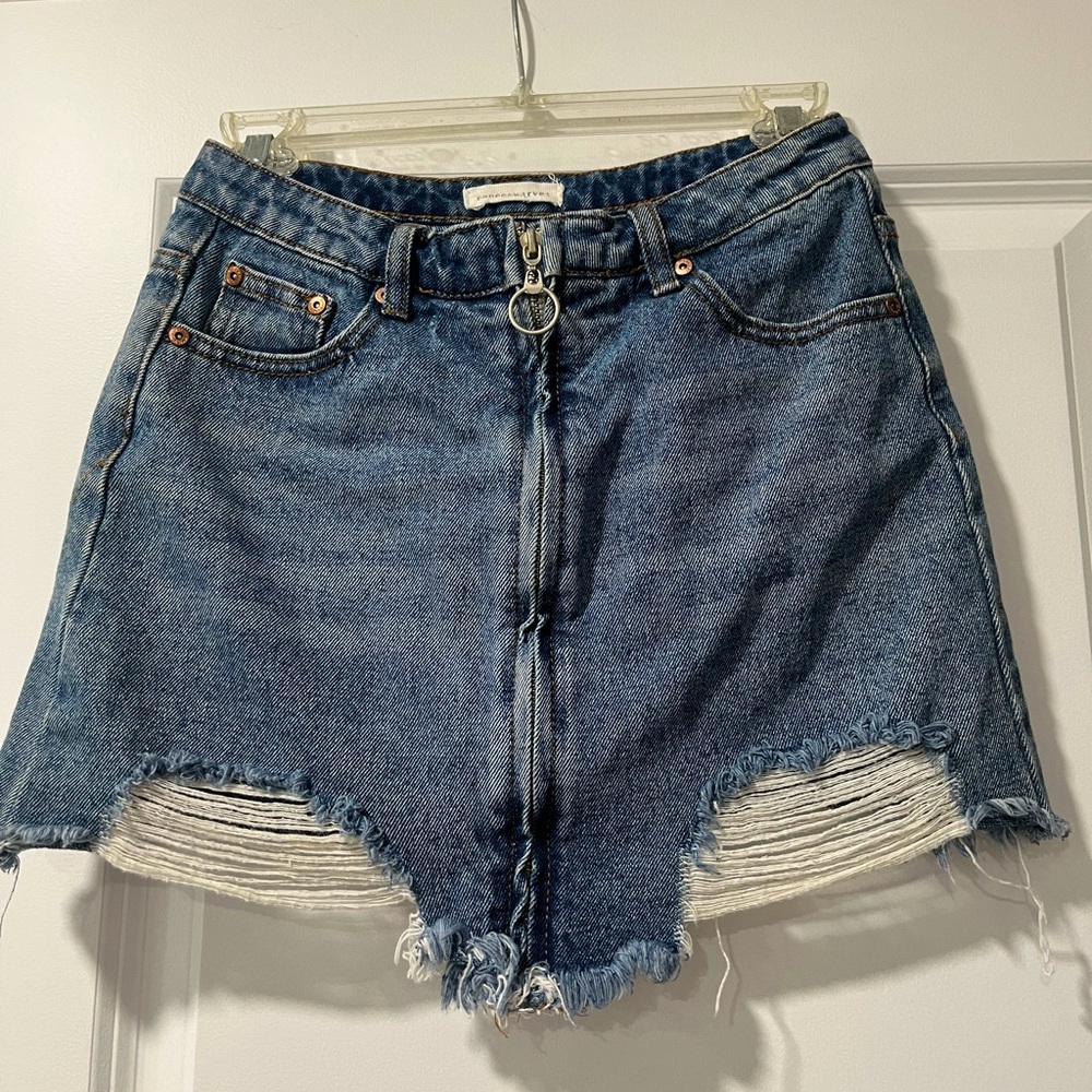 Vintage Denim Skirt.